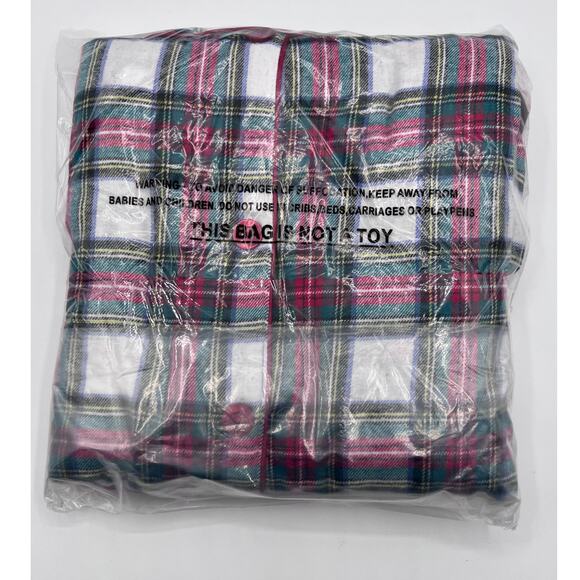 FAMILY PAJAMAS COTTON KNIT CHRISTMAS STEWART PLAID LOUNGE SET MENS SMALL - Picture 5 of 6